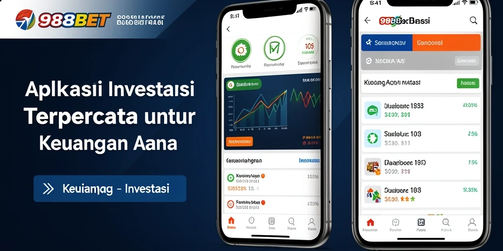 Tampilan antarmuka aplikasi investasi yang sederhana dan intuitif.