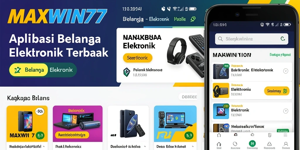 Tampilan antarmuka MAXWIN77 yang modern dan user-friendly.