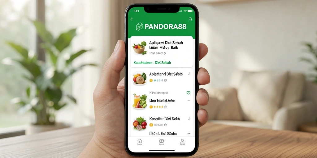 Antarmuka PANDORA88 yang sederhana dan mudah digunakan untuk Diet Sehat.