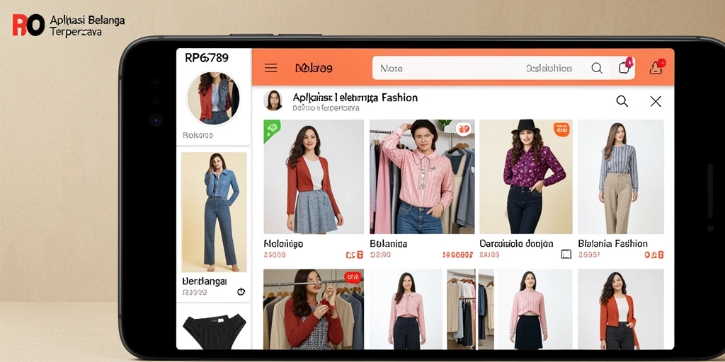 Tampilan antarmuka aplikasi RP6789 yang modern dan stylish.